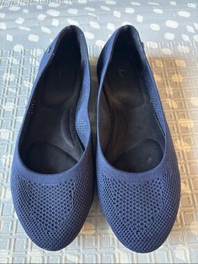 Navy blue Flats